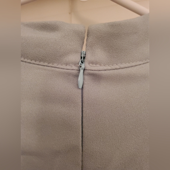 Shein L Laser Cut Dusty Blue Maxi Dress - Picture 5 of 5